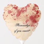 Bloody Vintage Paper Halloween Gothic Wedding Balloon<br><div class="desc">Personalize with any text you want.</div>