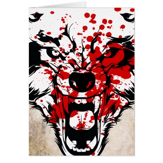 Bloody Wolf Cards (Front)