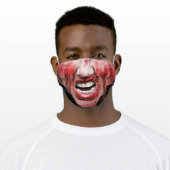 Bloody Zombie Adult Cloth Face Mask (Worn)