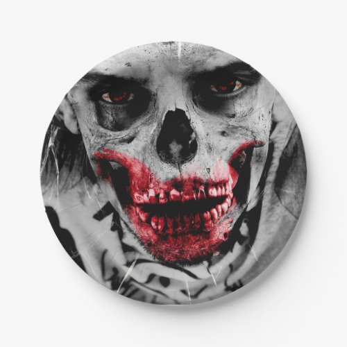 Bloody Zombie Apocalypse Party Paper Cake Plate