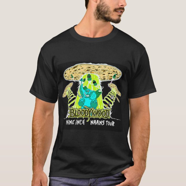 Bloodywood Nine Inch Naans Tour T-Shirt (Front)