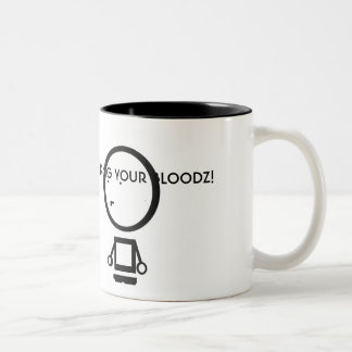 BLOODZ! Two-Tone COFFEE MUG