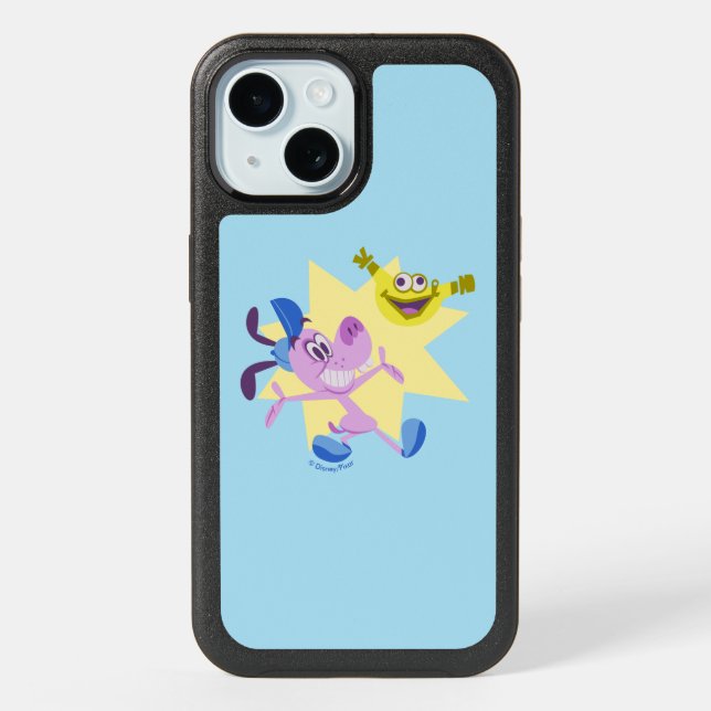 Bloofy and Pouchy iPhone 15 Case (Back)