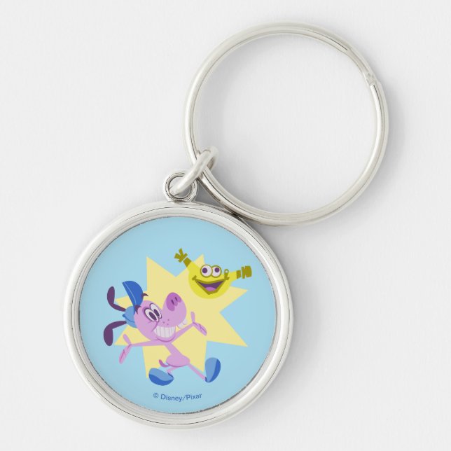 Bloofy and Pouchy Keychain (Front)