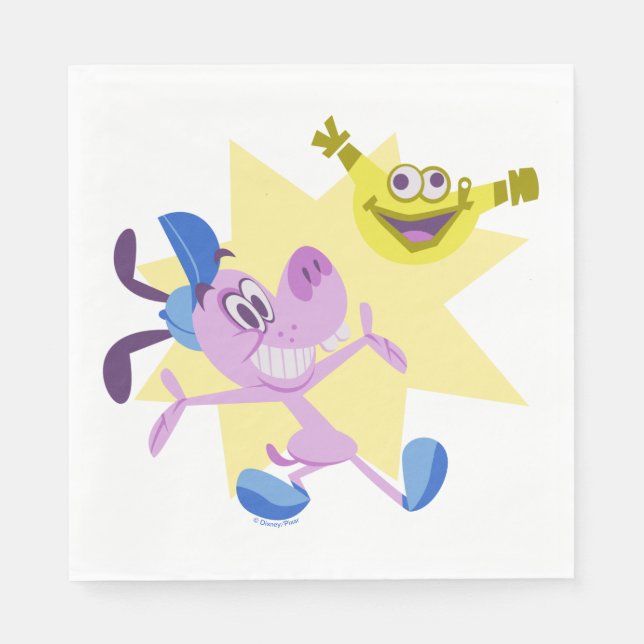 Bloofy and Pouchy Napkins (Front)