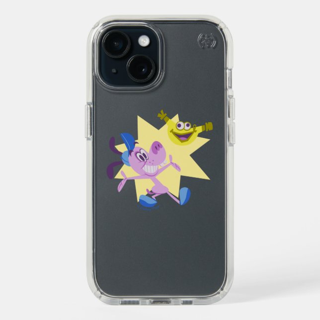Bloofy and Pouchy Speck iPhone Case (Front (Black))