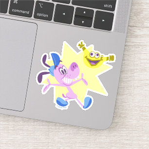 Bloofy and Pouchy Sticker