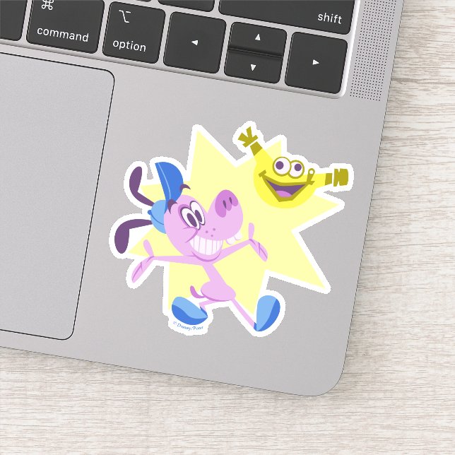 Bloofy and Pouchy Sticker (Detail)