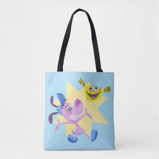 Bloofy and Pouchy Tote Bag (Front)