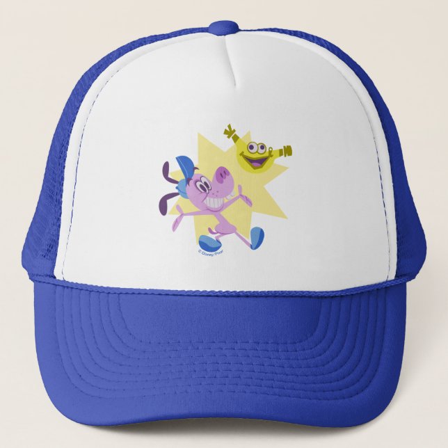 Bloofy and Pouchy Trucker Hat (Front)