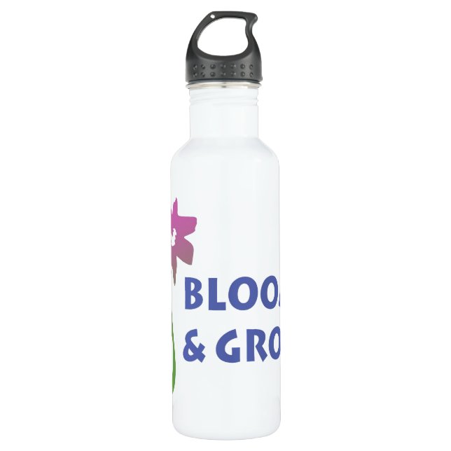 Bloom and Grow Water Bottle (Front)