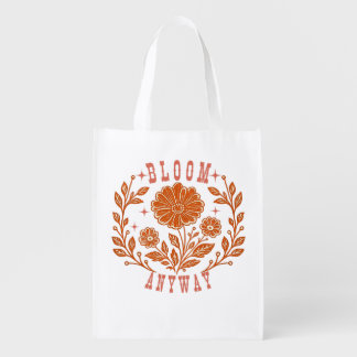 Bloom Anyway Grocery Bag