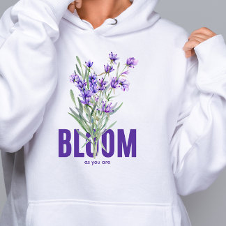 Bloom as You Are Wildflower Hoodie