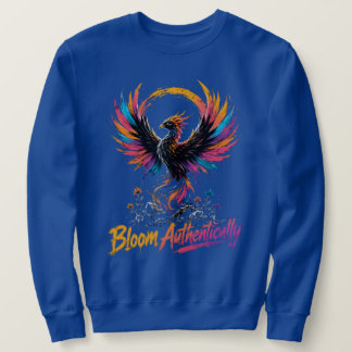 Bloom Authentically Colorful Phoenix Graphic Sweatshirt