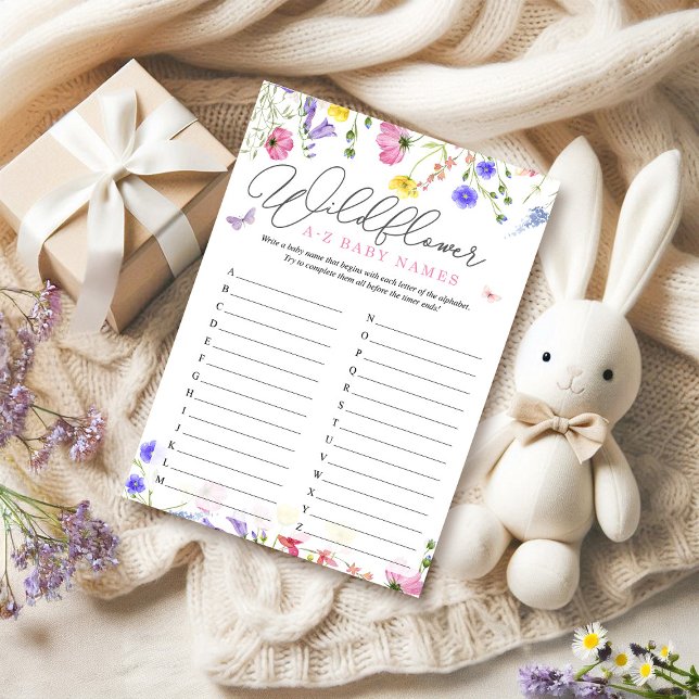 Bloom Baby ABCs Game | Wildflower Baby Shower  (Creator Uploaded)