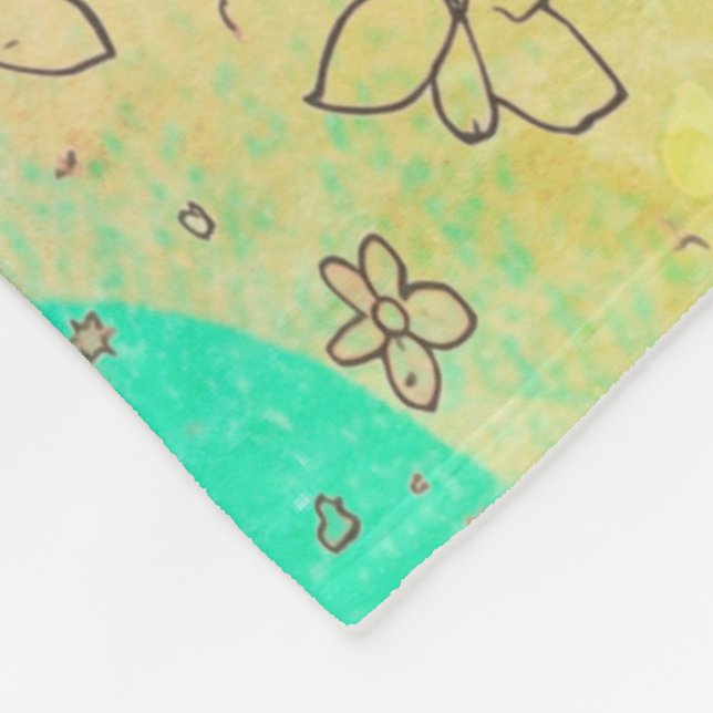 Bloom Baby Bloom - Soft Baby Blanket (Corner)