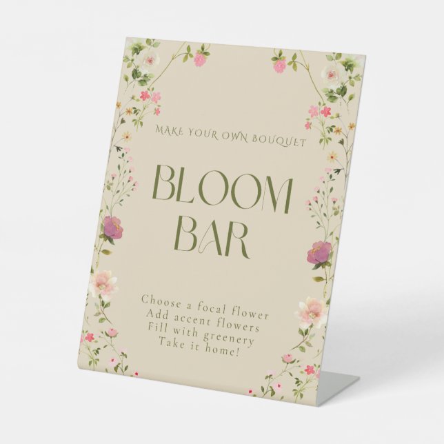 Bloom Bar Sign (Front)