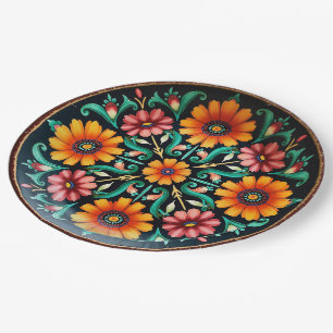 💀🎉Bloom & Bite Día de los Muertos Paper Plates