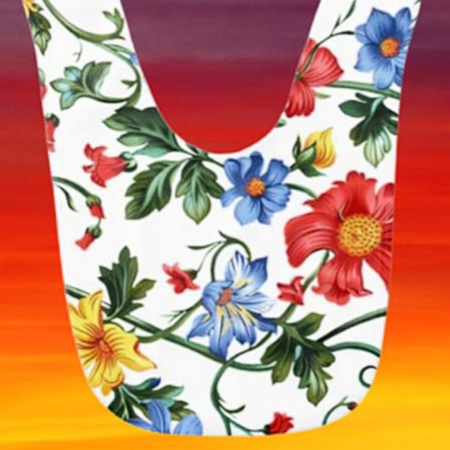 Bloom Boldly | Floral Baby Bib (Creator Uploaded)