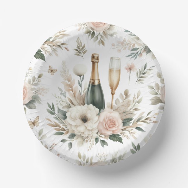 Bloom & Bubbles Paper Bowls (Front)