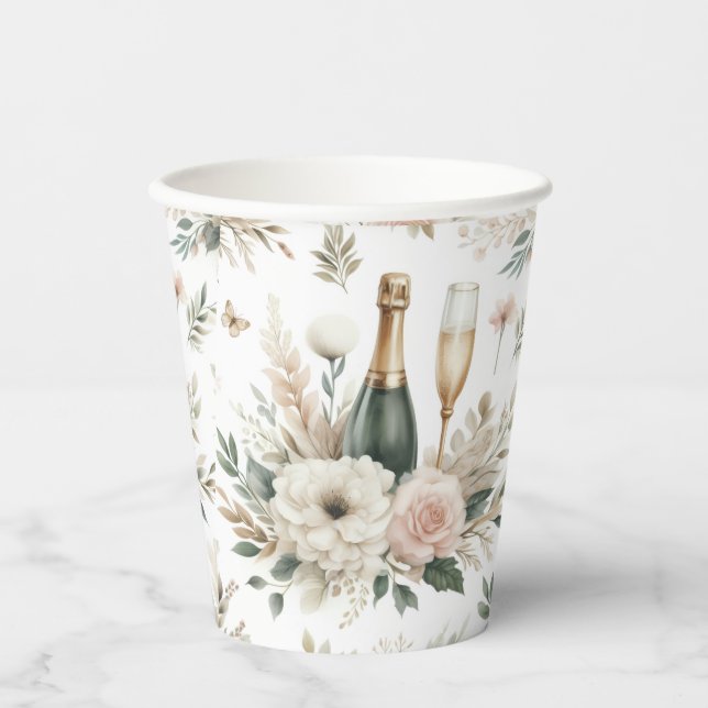 Bloom & Bubbles Party Cups (Front)