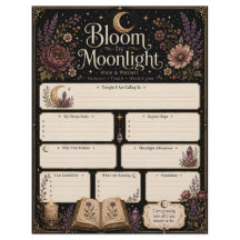 Bloom by Moonlight Manifestation Sheet