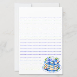 bloom cafe pancake stationery