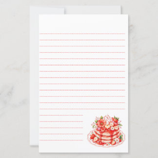 bloom cafe pancake stationery