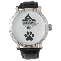 Bloom Cat Wall Clock – Cute Floral Cat Design