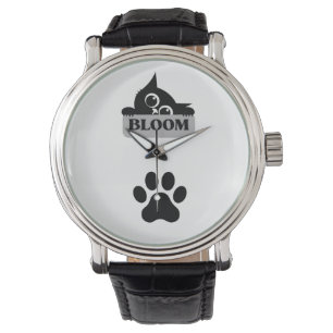 Bloom Cat Wall Clock – Cute Floral Cat Design Watch