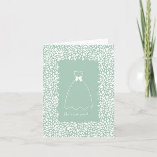 Bloom Customizable Bridesmaid Request Card