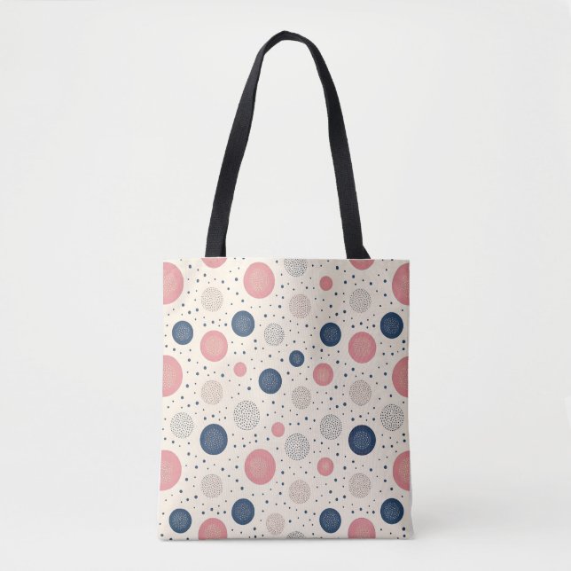 Bloom dot pattern tote bag (Front)