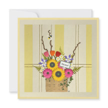 Bloom! Flat Botanical Art Card