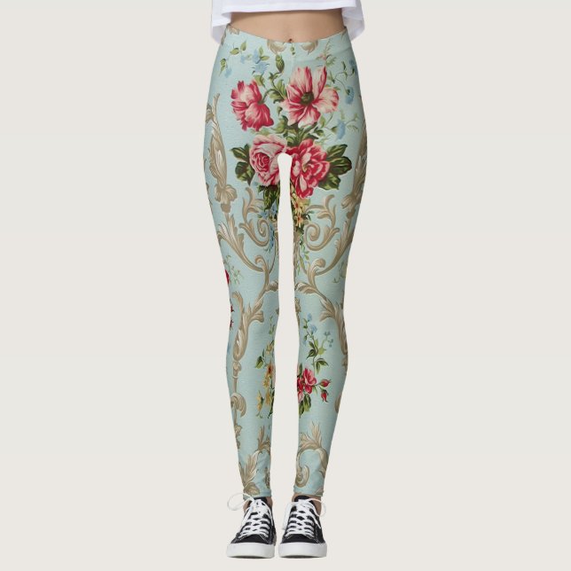 Bloom Flower - Leggings (Front)