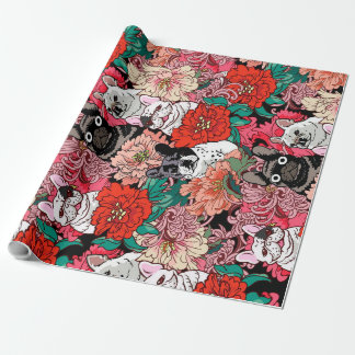 Bloom French Bulldog | Gift for US Independence Da Wrapping Paper