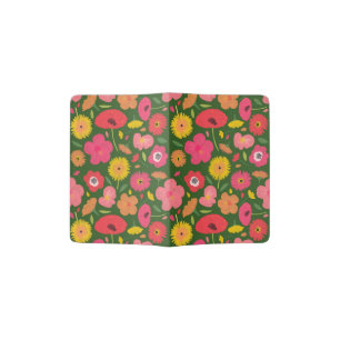 Bloom Green Passport Holder