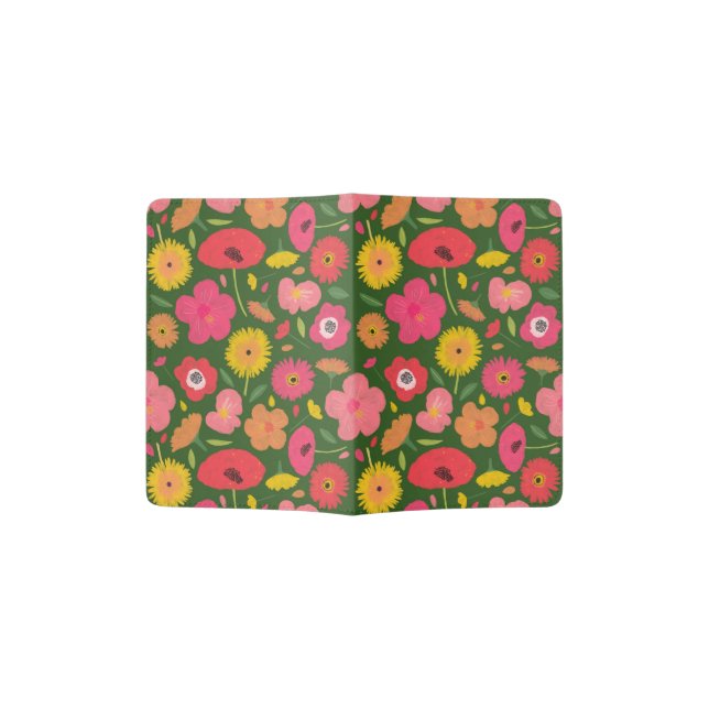 Bloom Green Passport Holder (Opened)