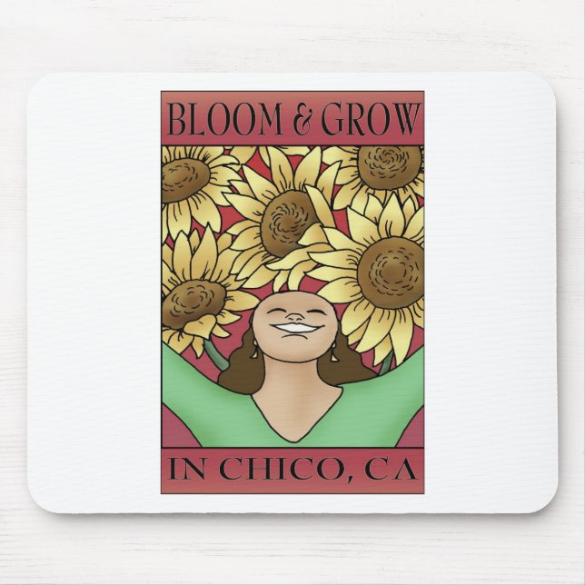 Bloom & Grow in Chico, CA Mouse Pad (Front)