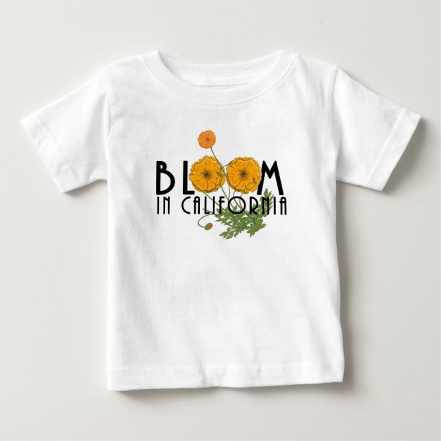 BLOOM In California Baby T-Shirt (Front)