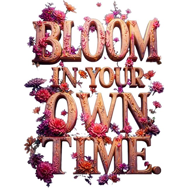 Bloom In Your Own Time Notebook (Creator Uploaded)