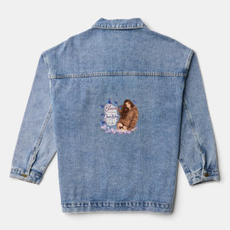 Bloom in Your Own Way Butterfly Girl T-Shirtbutter Denim Jacket