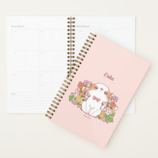 Bloom Mochi and Flowers Customizable Name Planner