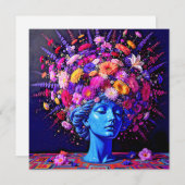 "Bloom of Eternity" – A Colourful Surreal Portrait (Front/Back)