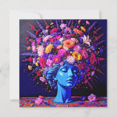 "Bloom of Eternity" – A Colourful Surreal Portrait (Front)