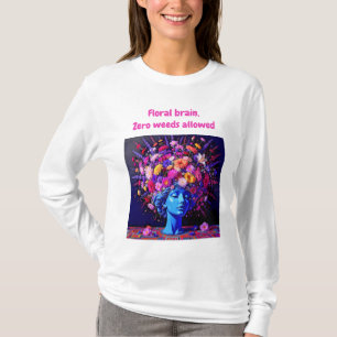 "Bloom of Eternity" – A Colourful Surreal Portrait T-Shirt