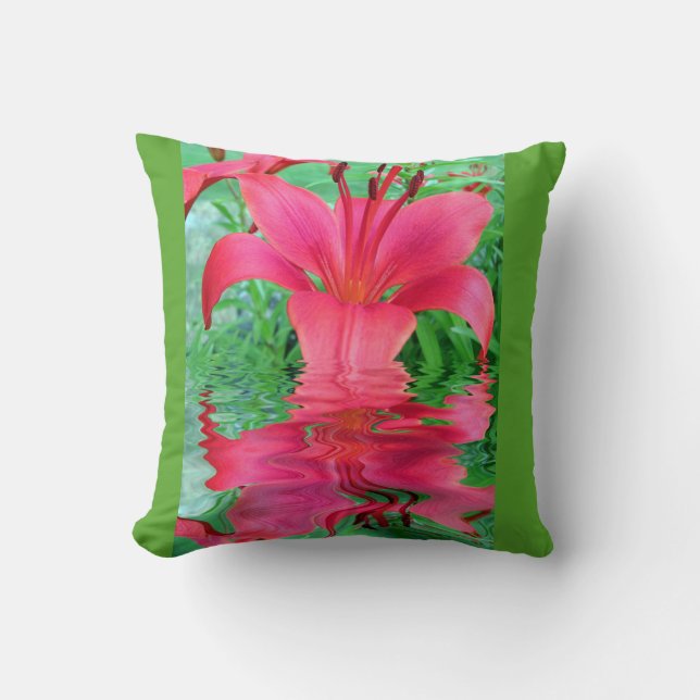 Bloom of Life Throw Pillow (Front)