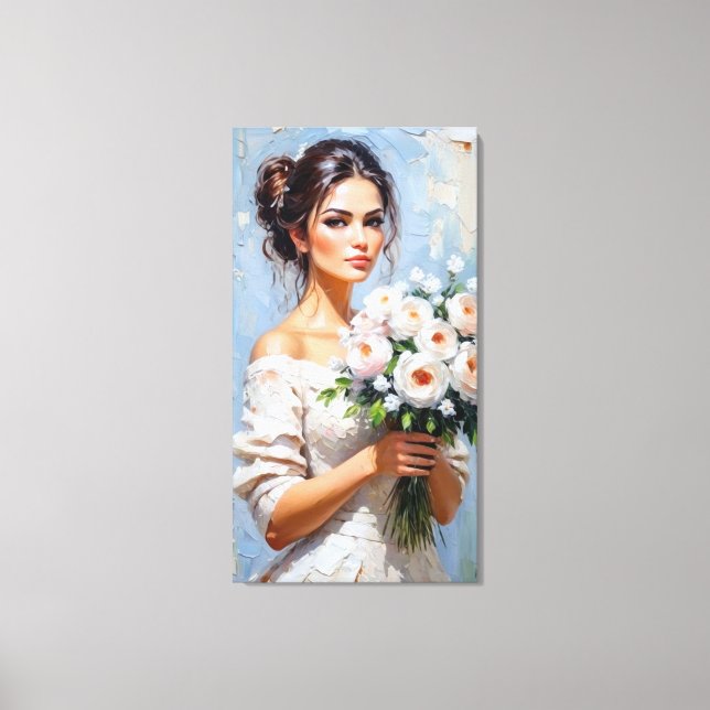 bloom of stillness canvas print (Front)
