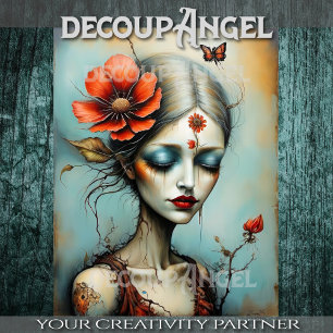 Bloom of the Soul -Decoupage- Tissue Paper