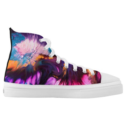 Bloom Pizzazz! High-Top Sneakers (Left Shoe Inside)