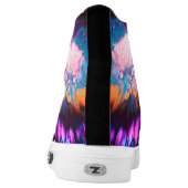 Bloom Pizzazz! High-Top Sneakers (Left Shoe Back)